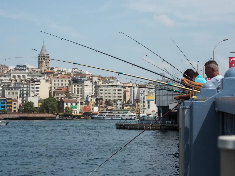 Fishing on the Bosphorus